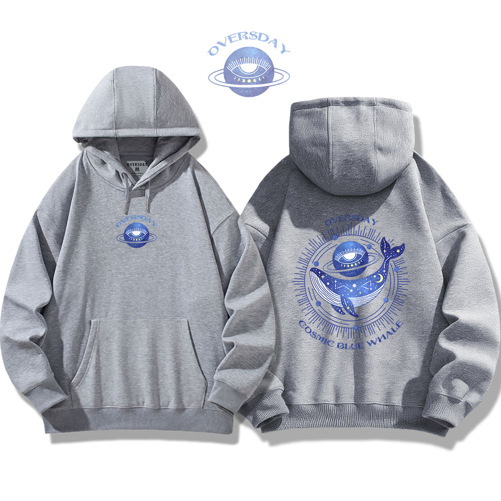 Cosmic Blue Whale / Hoodie