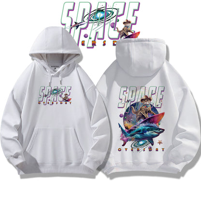 Mega Shark Surf Cat / Hoodie