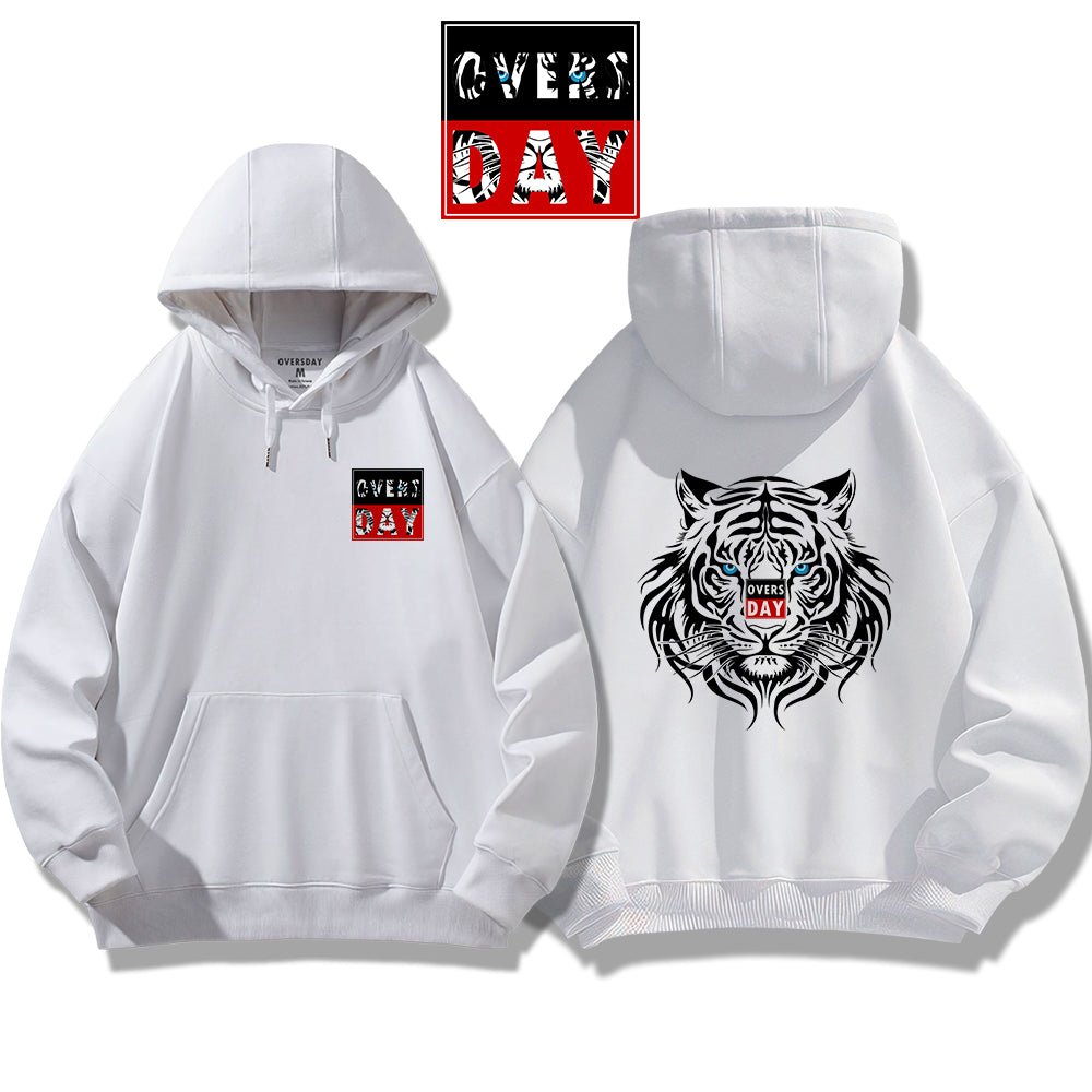 Mystical Blue Eyed White Tiger / Hoodie