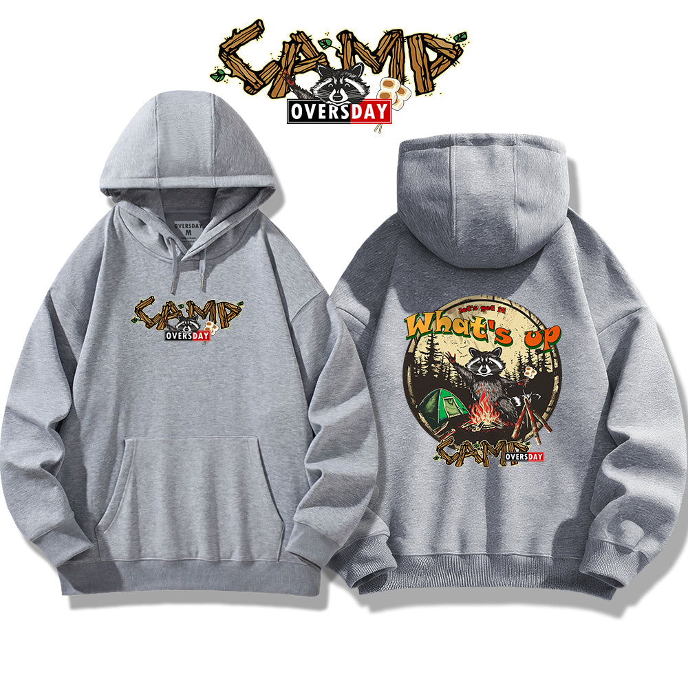 Forest Camping Raccoon / Hoodie