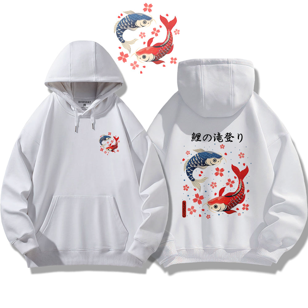 Carp Leaping Over the Dragon Gate / Hoodie