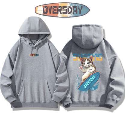 Surfing Cool Cat / Hoodie