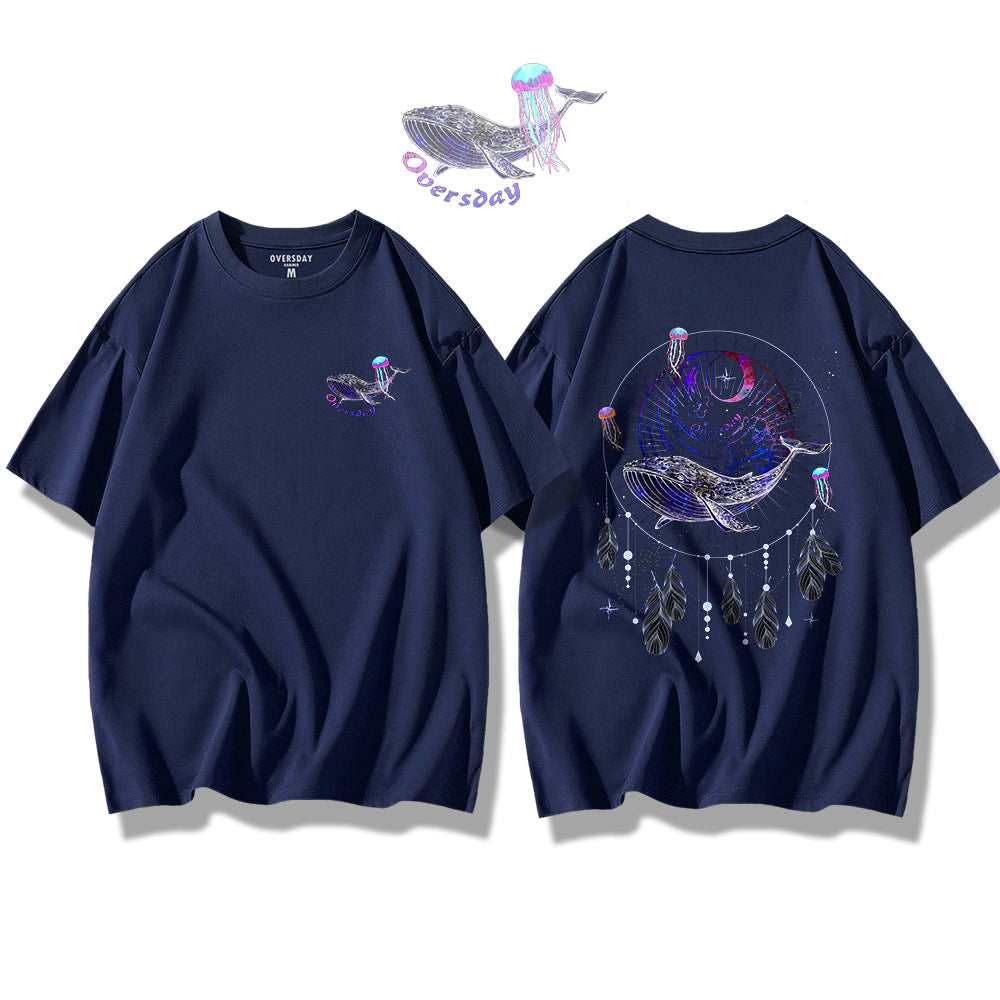 Dream Catcher of Blue Whale / Loose Tee