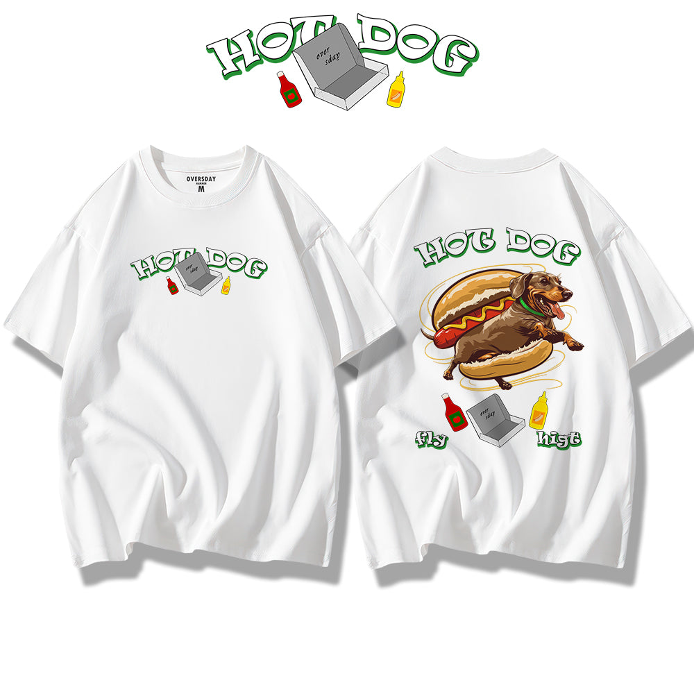 Flying Hot Dog / Loose Tee