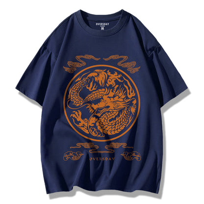 Emperor Dragon Pattern / Loose Tee