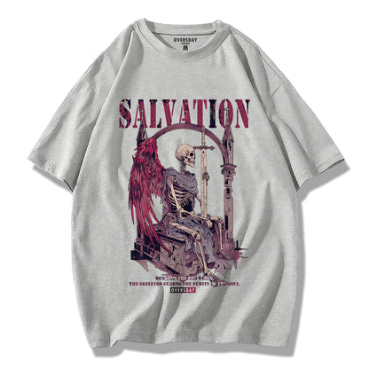 Crimson Wing Salvation / Loose Tee