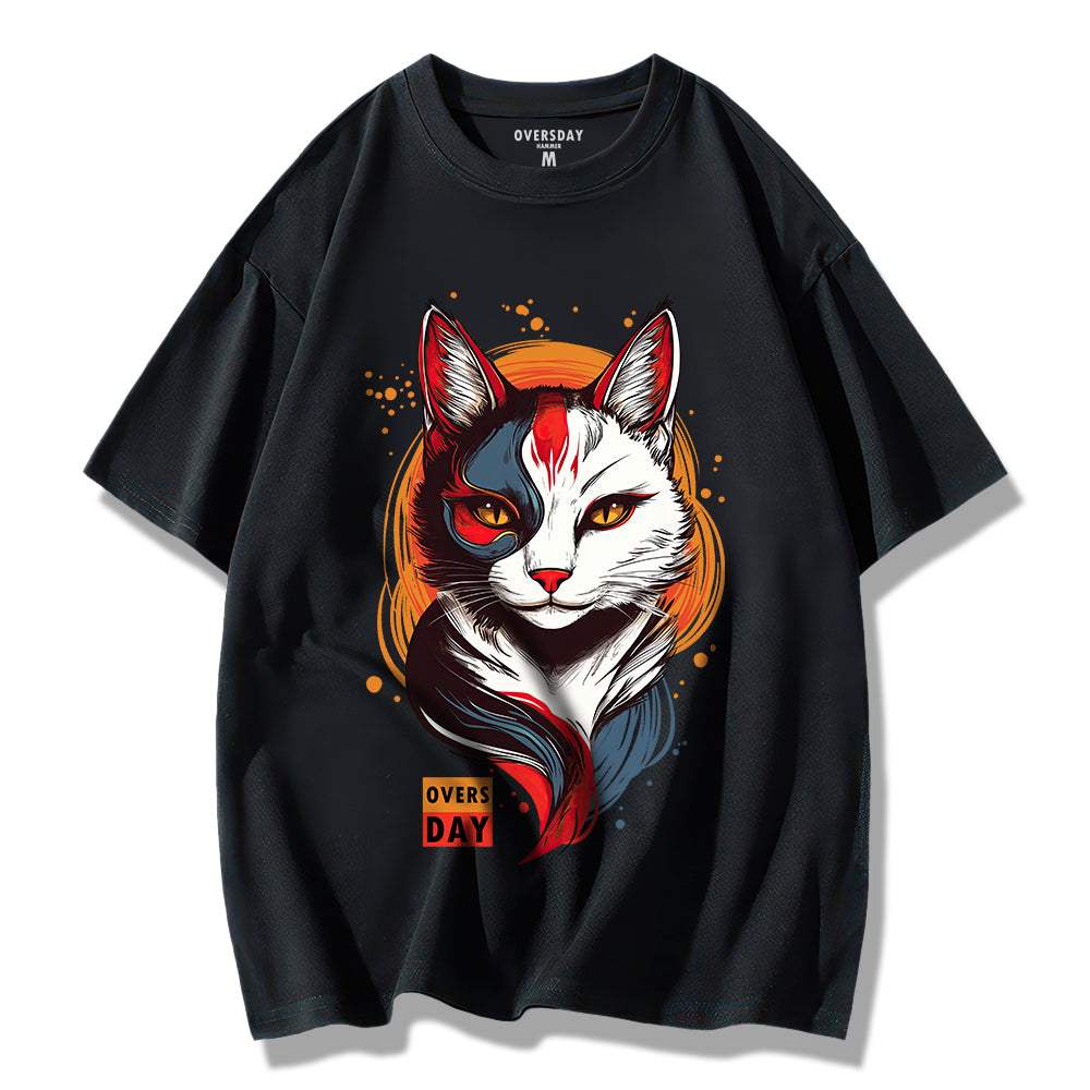 Masked Spirit Cat / Loose Tee