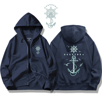 Anchor of Ocean / Zip Up Hoodie