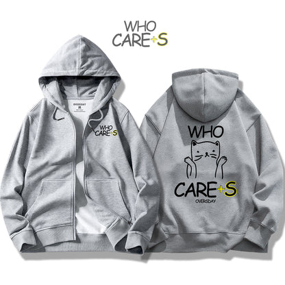 Who Cares / Zip Up Hoodie