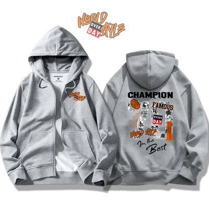 World Style / Zip Up Hoodie