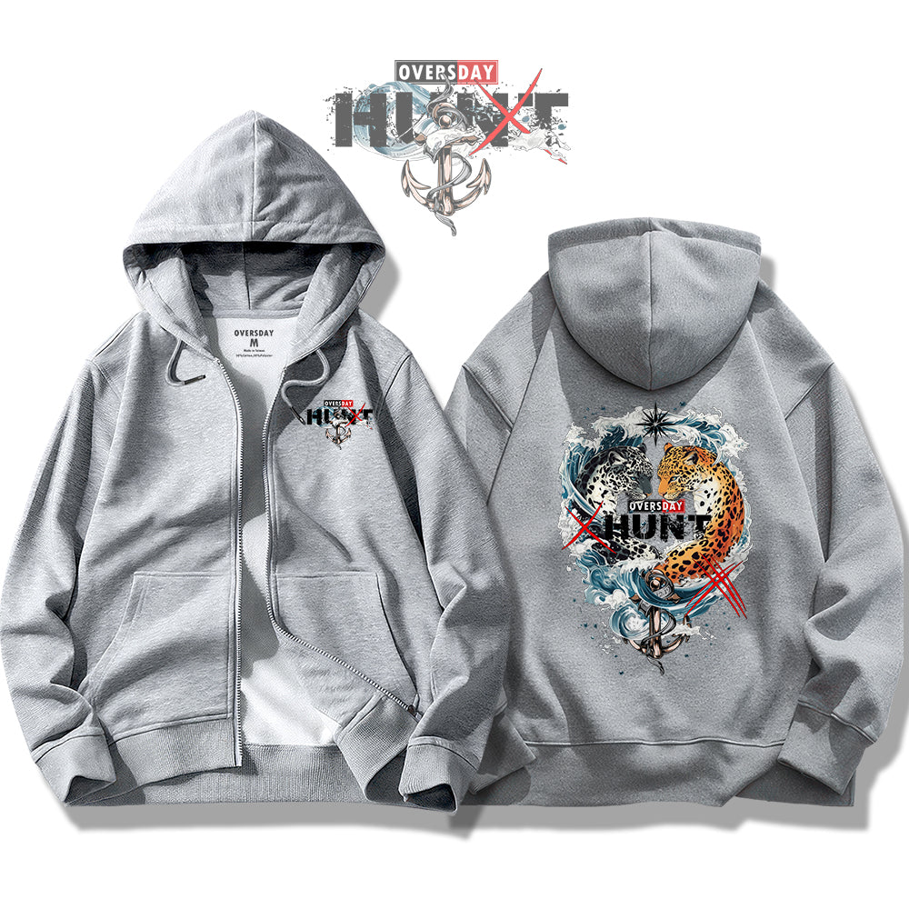 Dual Fury / Zip Up Hoodie