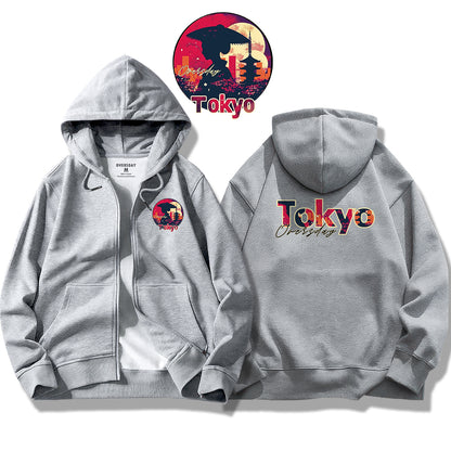 Tokyo Sunset / Zip Up Hoodie