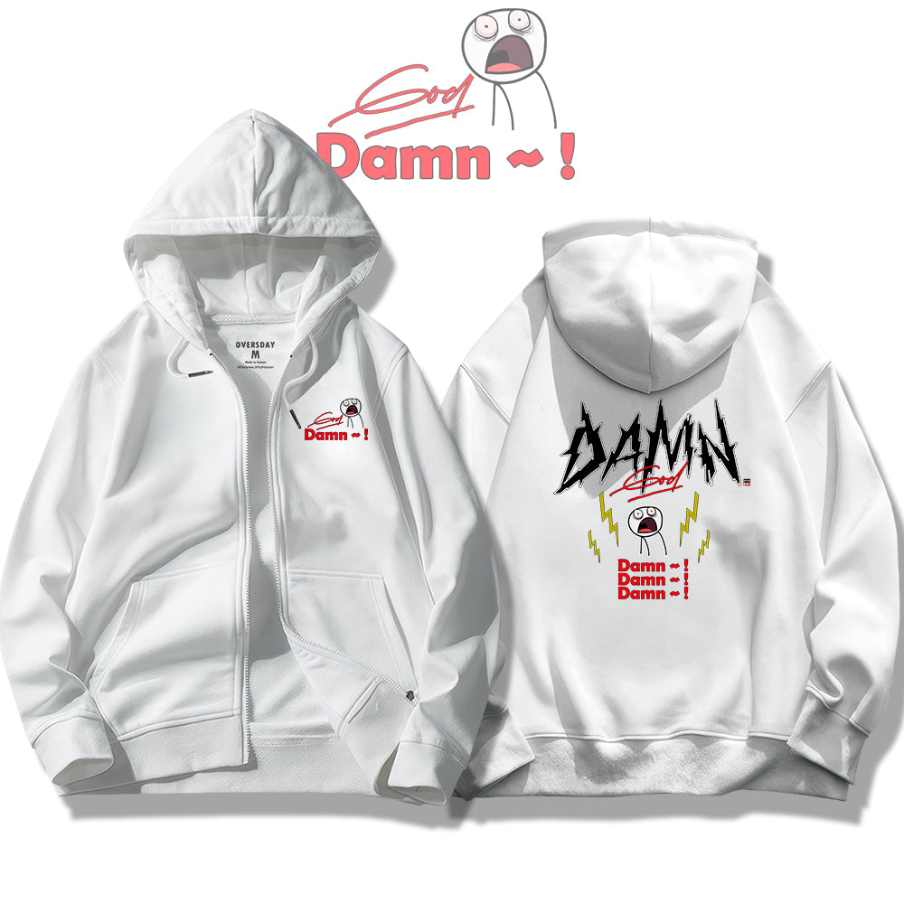 God Damn ! / Zip Up Hoodie