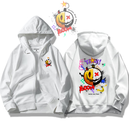 Destructive Smile / Zip Up Hoodie