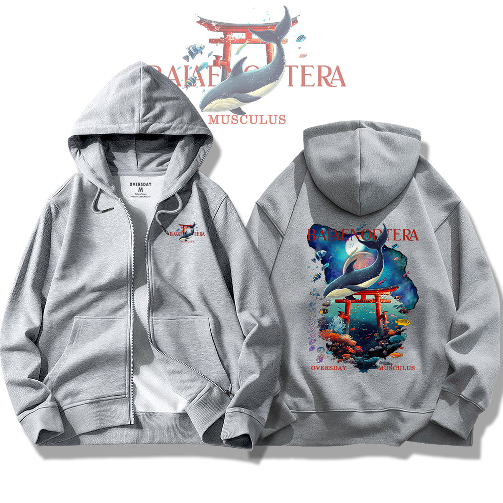 Dream of the Whale Fall / Zip Up Hoodie