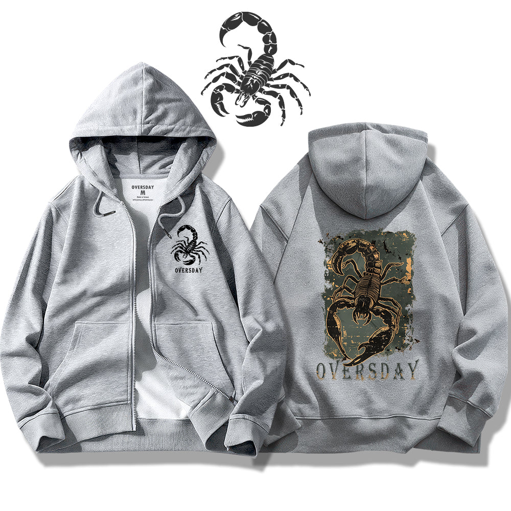 Scorpion King of the Night / Zip Up Hoodie