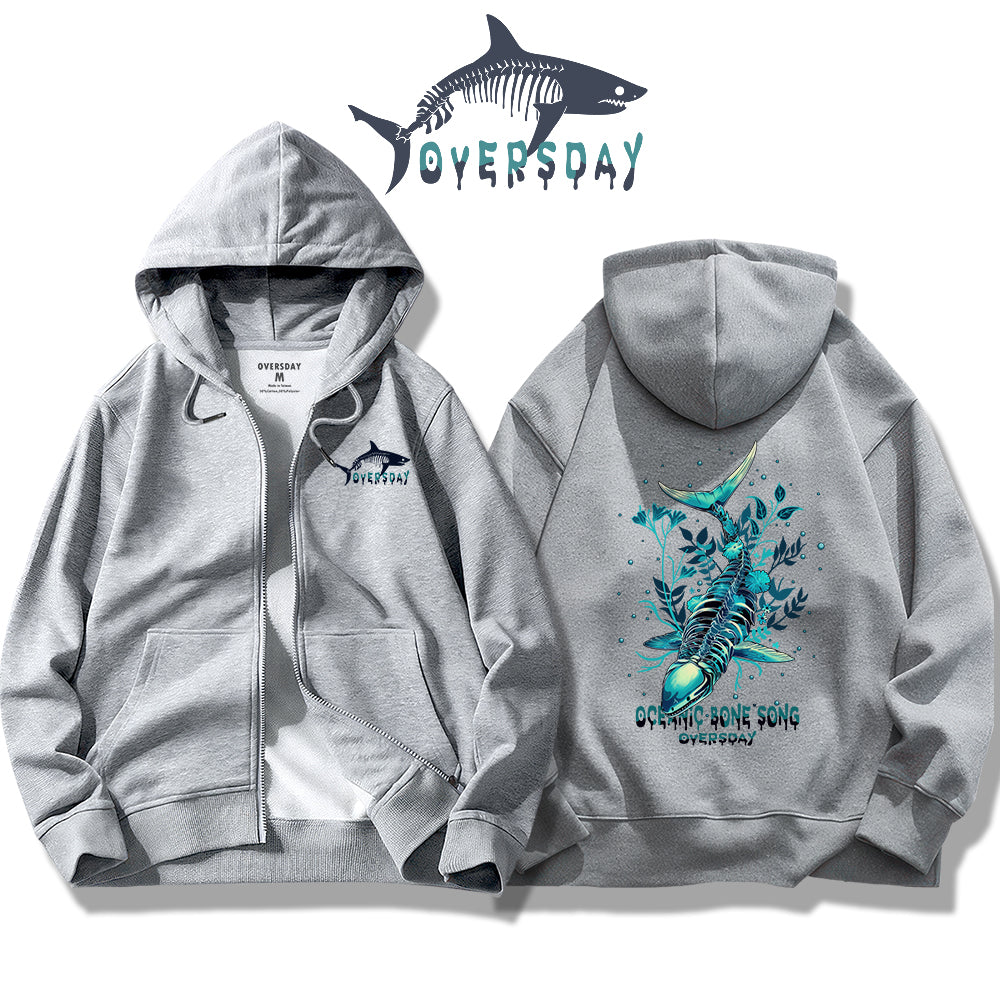 Oceanic Bone Song / Zip Up Hoodie