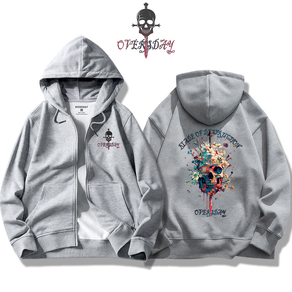 Blade of Destruction / Zip Up Hoodie