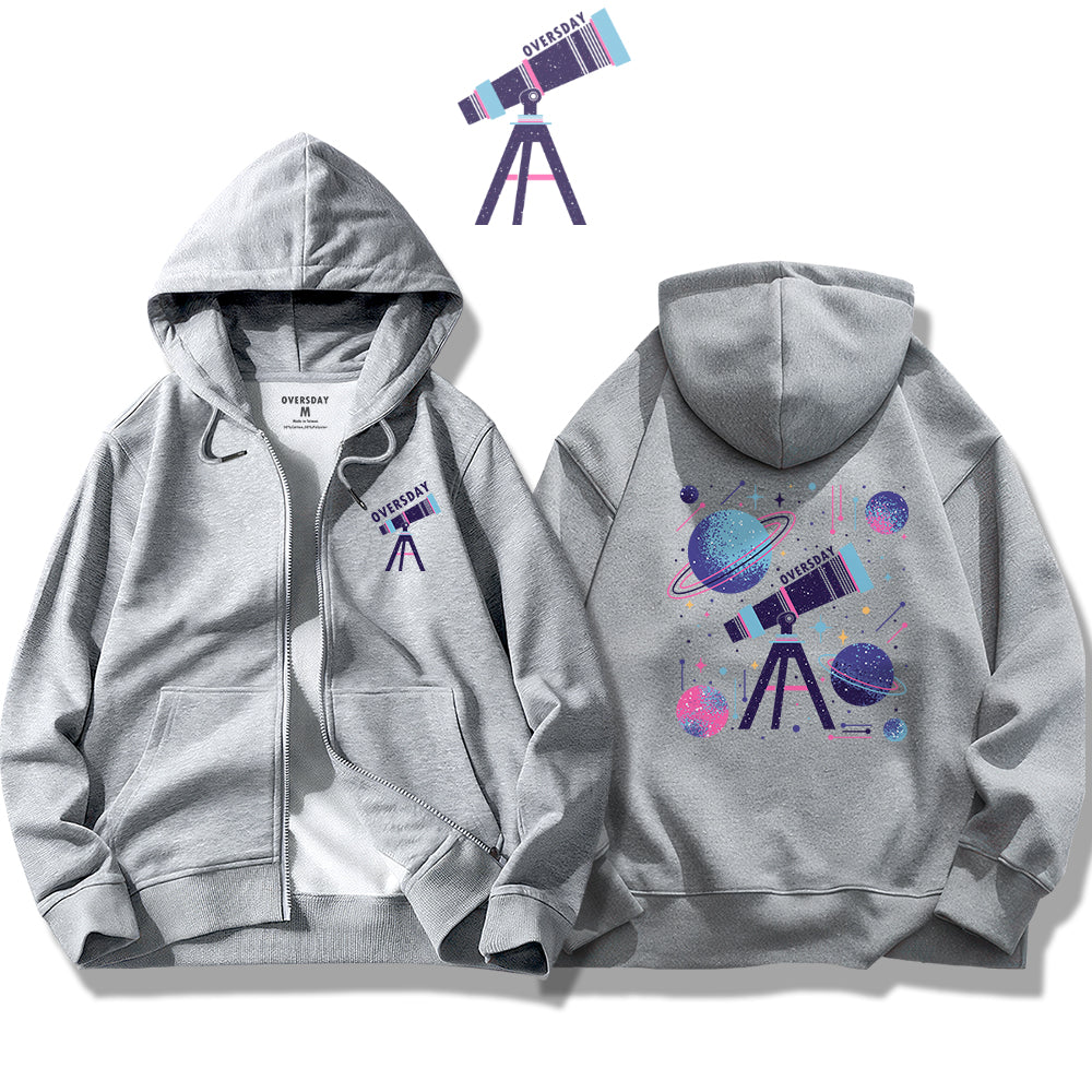 Exploring the Vastness / Zip Up Hoodie