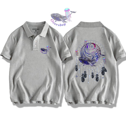 Dream Catcher of Blue Whale / Polo Shirt