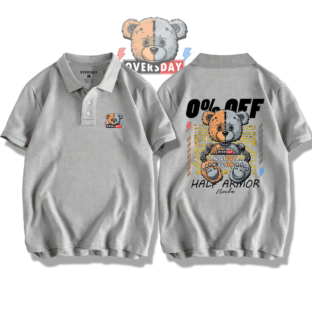 Robot Bear / Polo Shirt