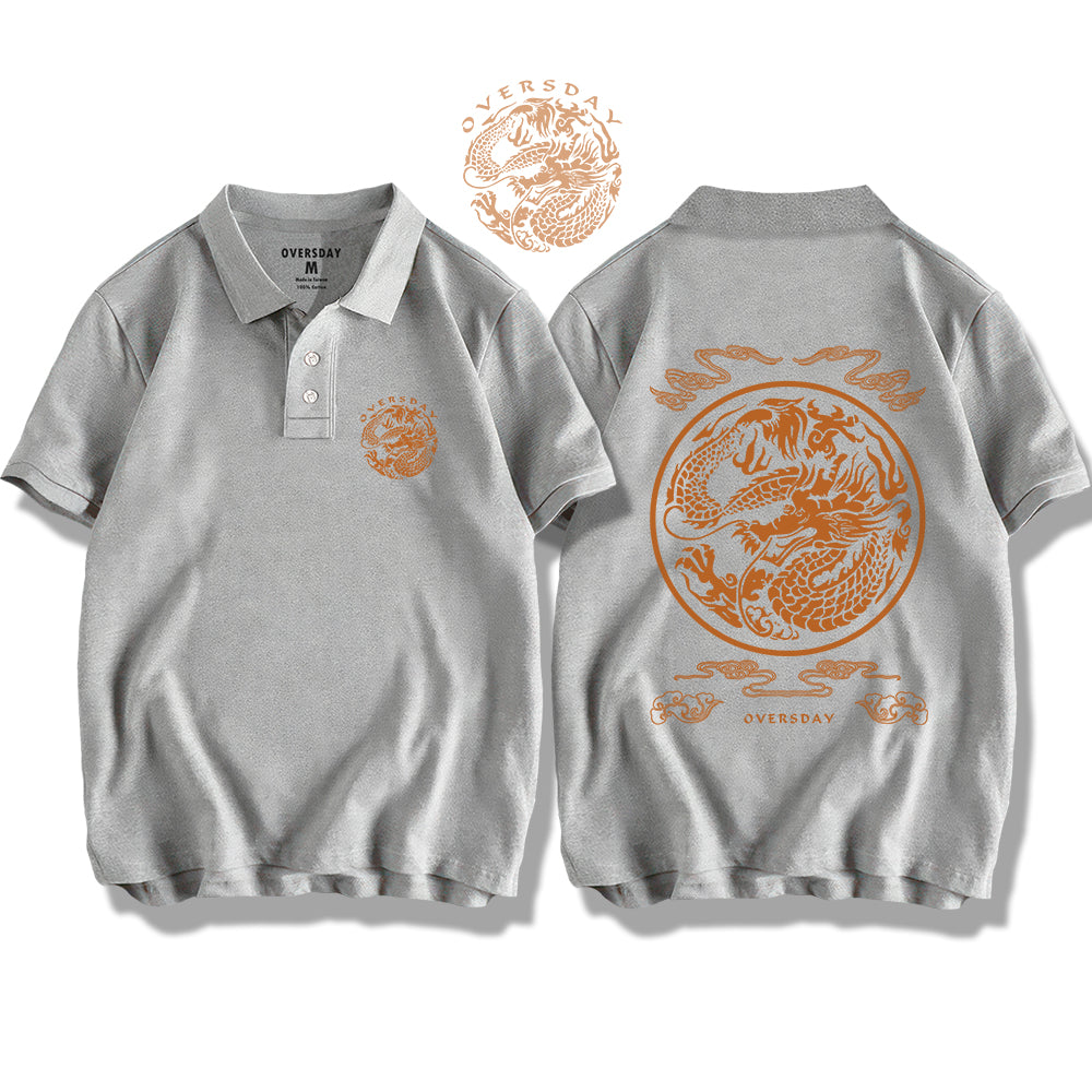 Emperor Dragon Pattern / Polo Shirt