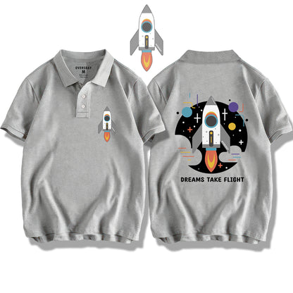 Rocket-Dreams Take Flight / Polo Shirt