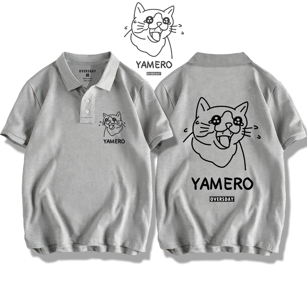 Yamero Cat / Polo Shirt