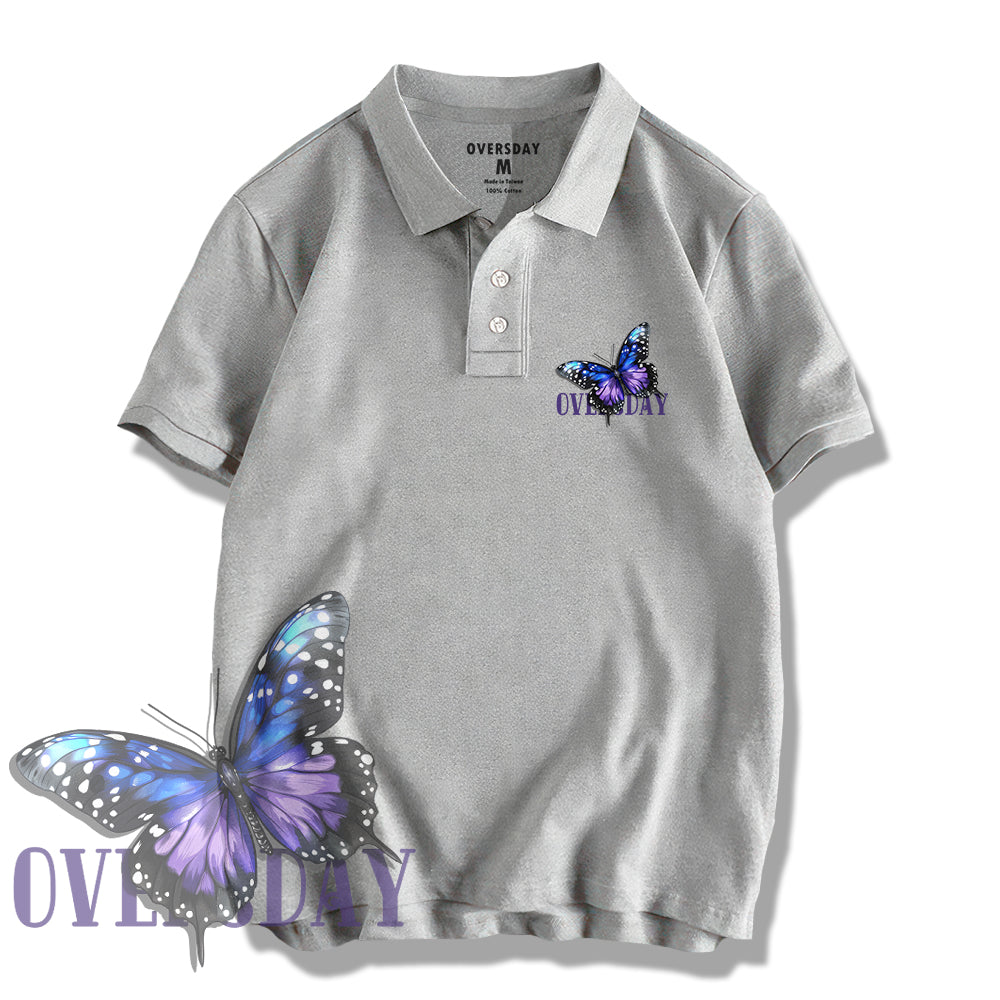 Purple Butterfly Dreams / Polo Shirt