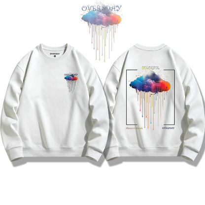 Colorful Abstract Clouds / Sweatshirt