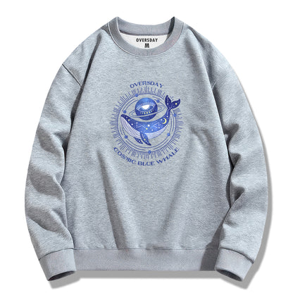 Cosmic Blue Whale / Sweatshirt