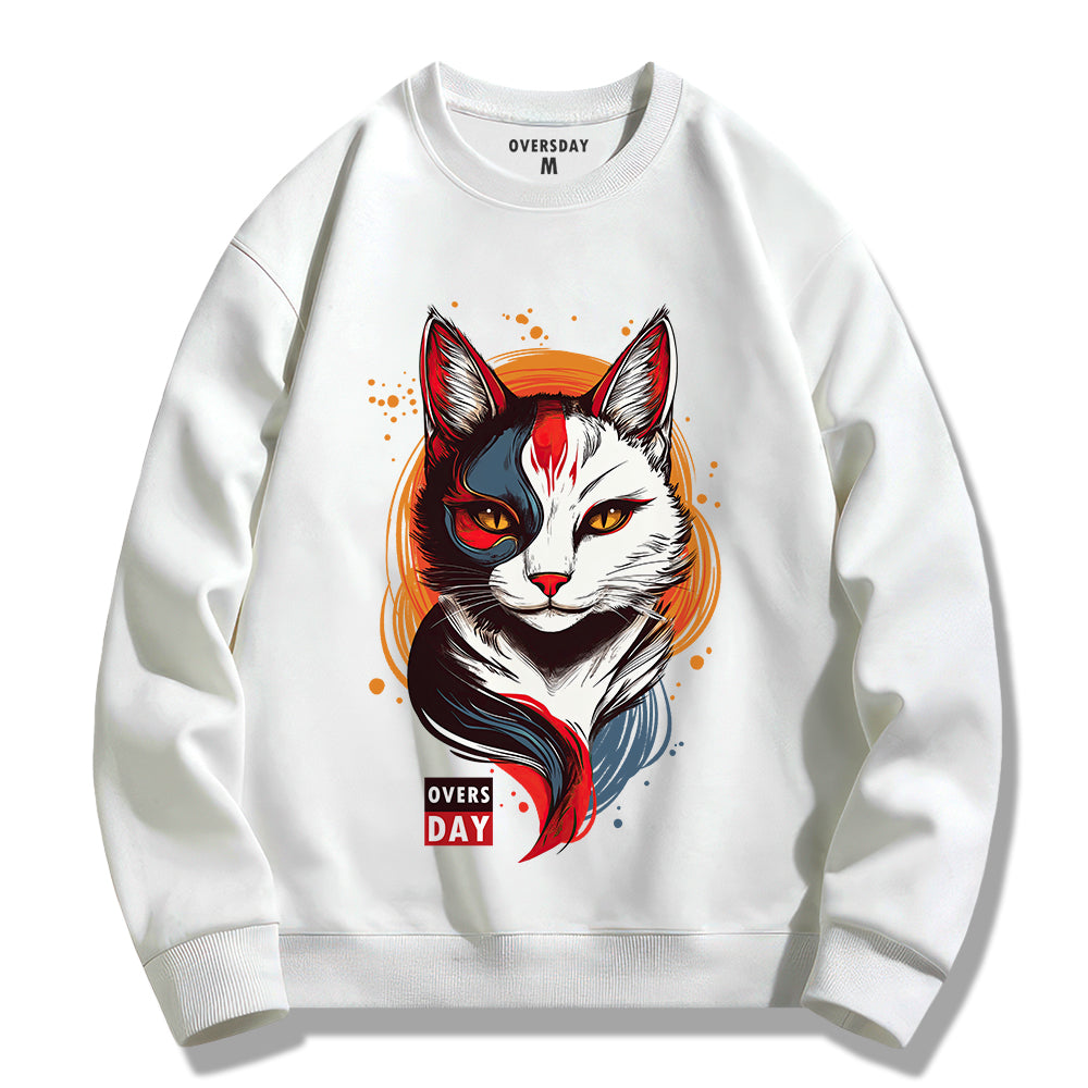 Masked Spirit Cat / Sweatshirt