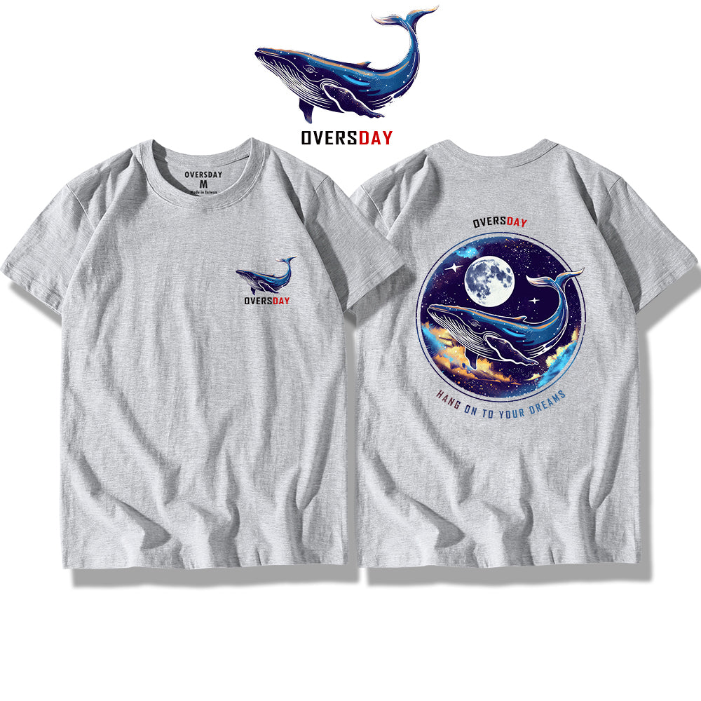 Blue Whale and Moon / Classic Tee