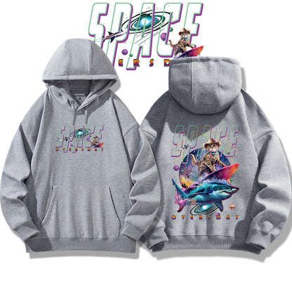 Mega Shark Surf Cat / Hoodie