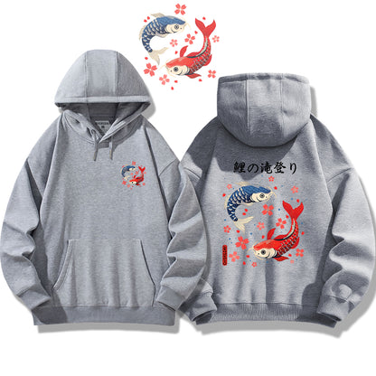 Carp Leaping Over the Dragon Gate / Hoodie