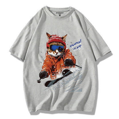 Pro Skier Cat / Loose Tee