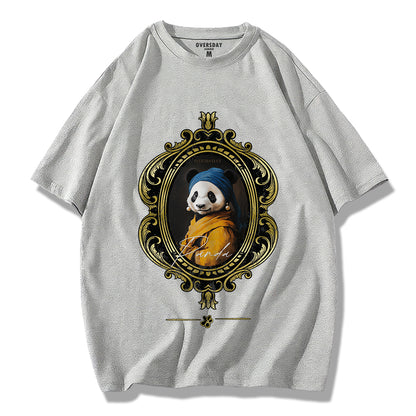 Pearl Earring Panda / Loose Tee