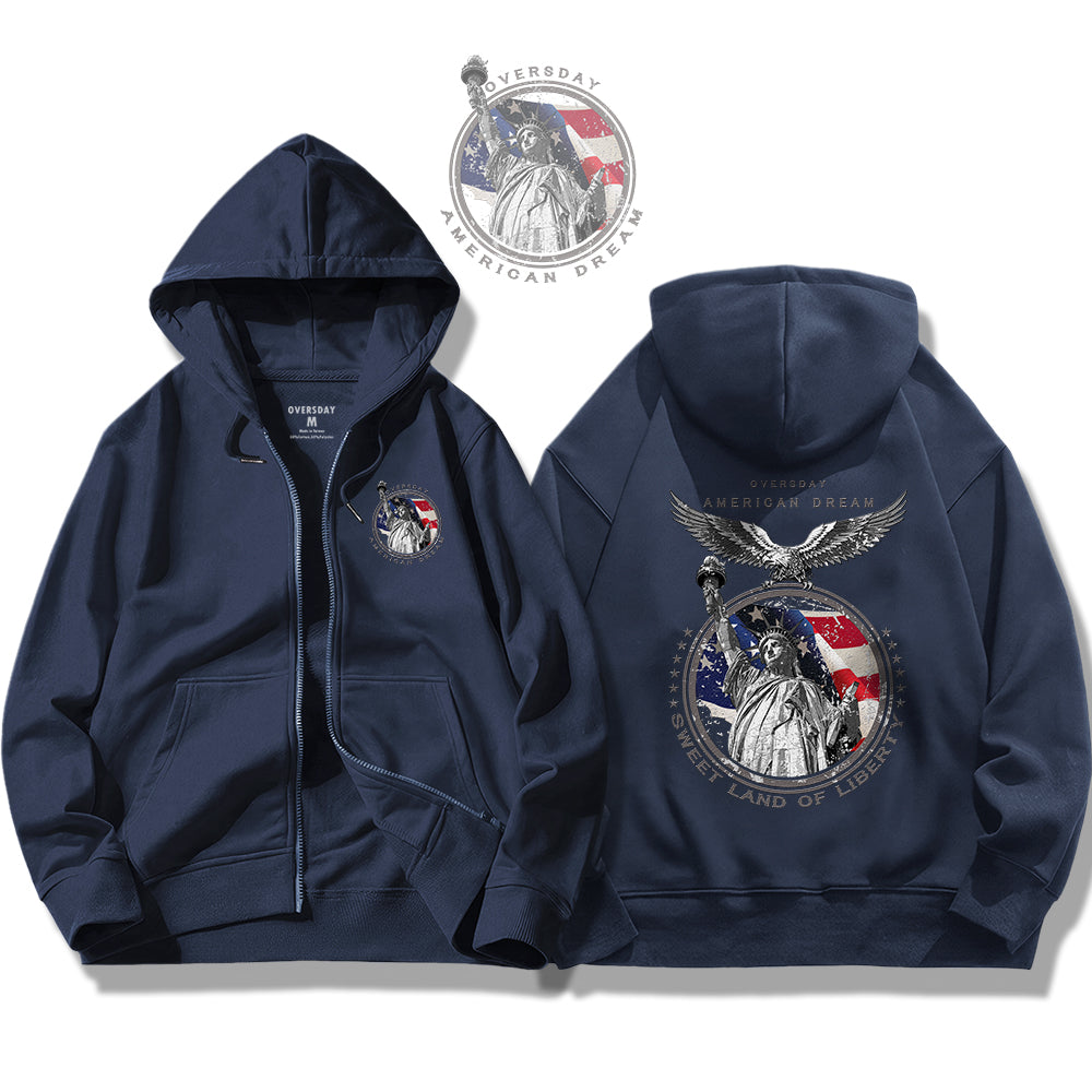 American Dream / Zip Up Hoodie