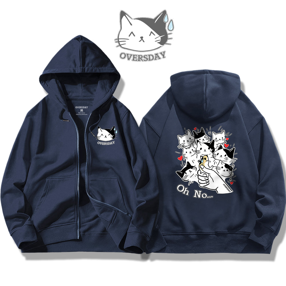 Oh No… / Zip Up Hoodie