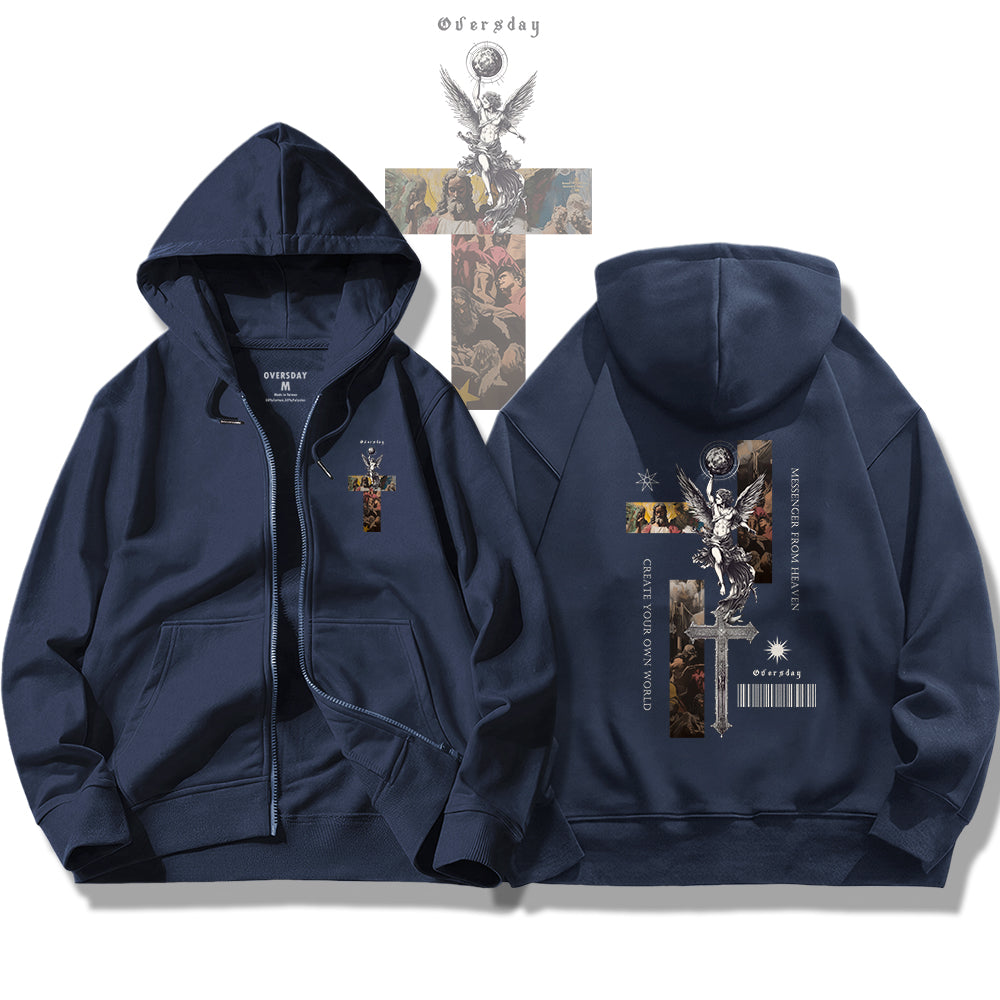 Messenger From Heaven / Zip Up Hoodie