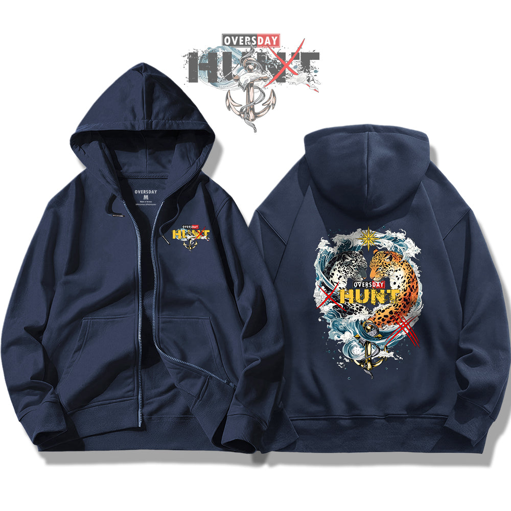 Dual Fury / Zip Up Hoodie