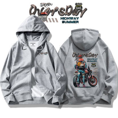 Dreamer of Motorcycle / Zip Up Hoodie