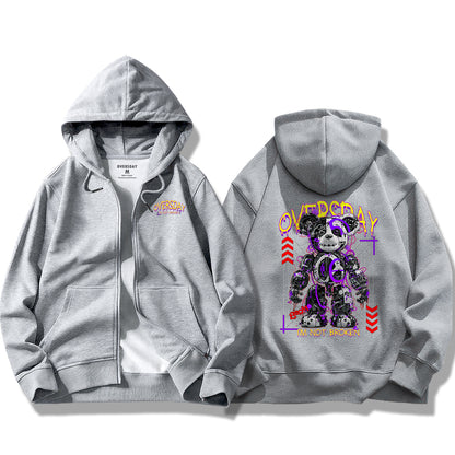 Moldy Mecha Bear / Zip Up Hoodie