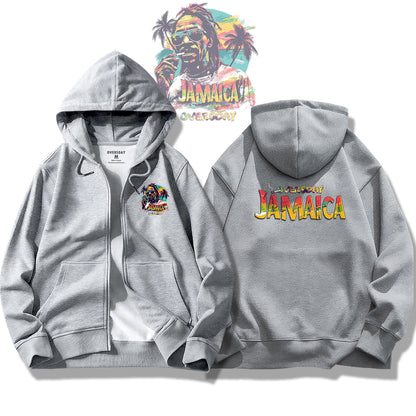 Cool Jamaican / Zip Up Hoodie