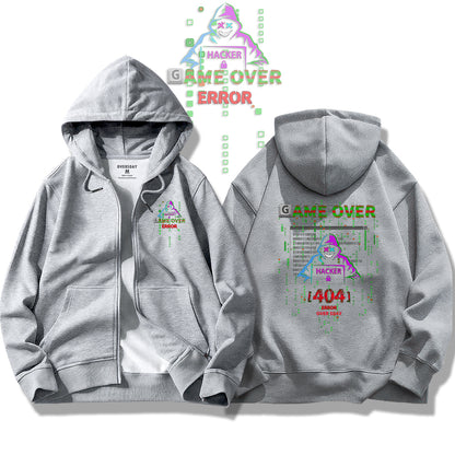 Hacker Terminator / Zip Up Hoodie