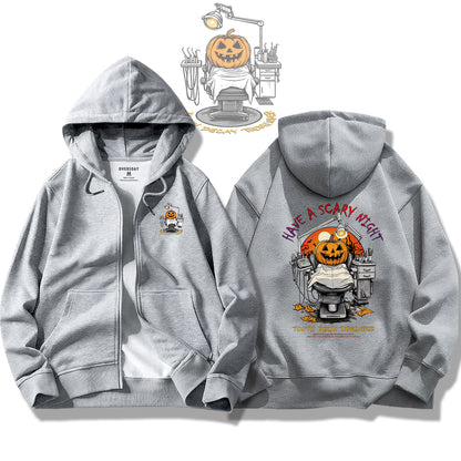 Frightful Dentist Night / Zip Up Hoodie