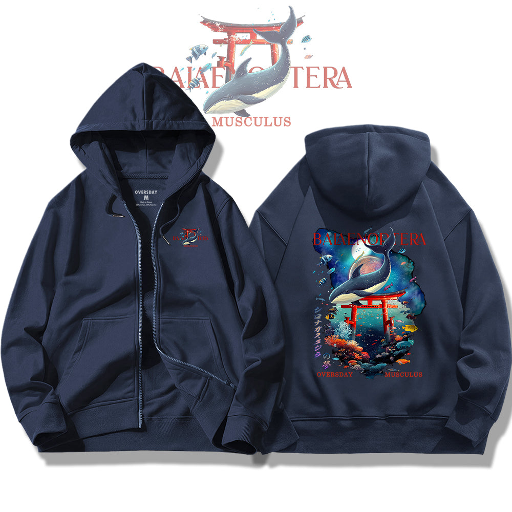 Dream of the Whale Fall / Zip Up Hoodie