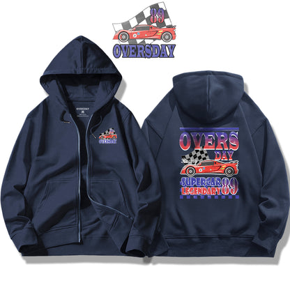 Racing Car 89 / Zip Up Hoodie