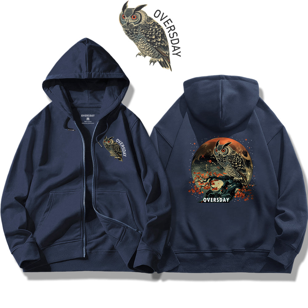 Moonlight Vigil / Zip Up Hoodie