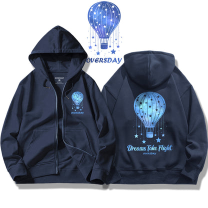 Dreams Take Flight / Zip Up Hoodie